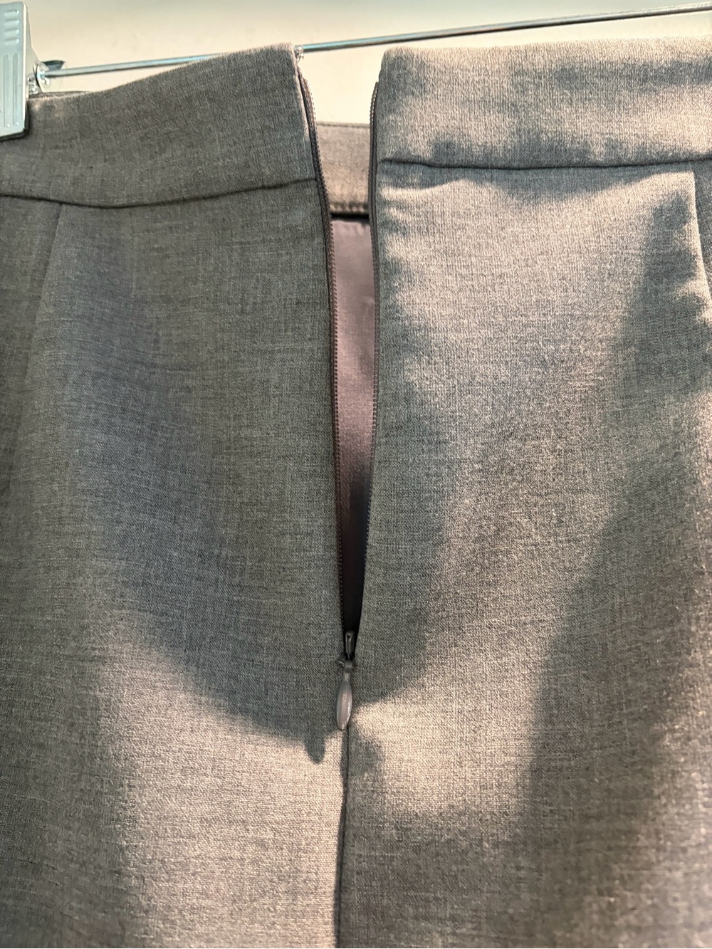 J. Crew Gray Wool-Blend Pencil Skirt - Picture 5 of 5